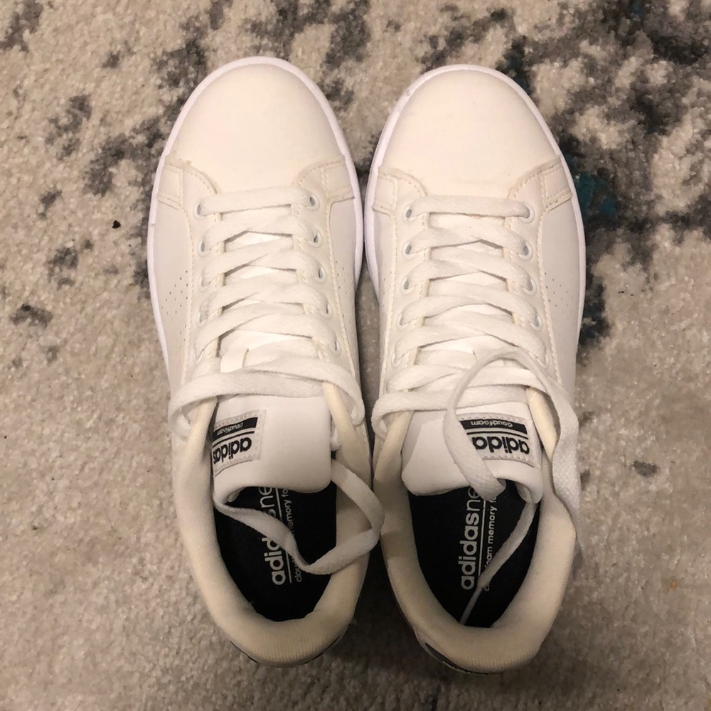 All White Adidas